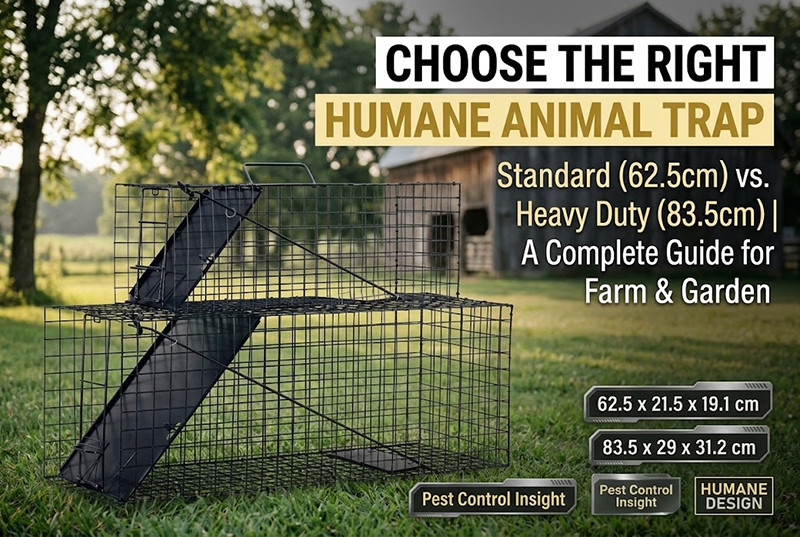 Farm & Garden Wildlife Control: Comparing Our Two Powder-Coated Live Animal Trap Cages