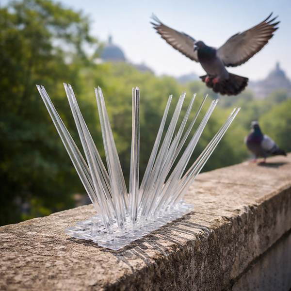 Haierc HC1118-W5 High-Quality Polycarbonate Bird Spikes for Professional Outdoor Bird Control