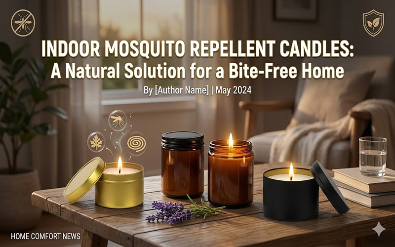 Indoor Mosquito Repellent Candles: A Natural Solution for a Bite-Free Home