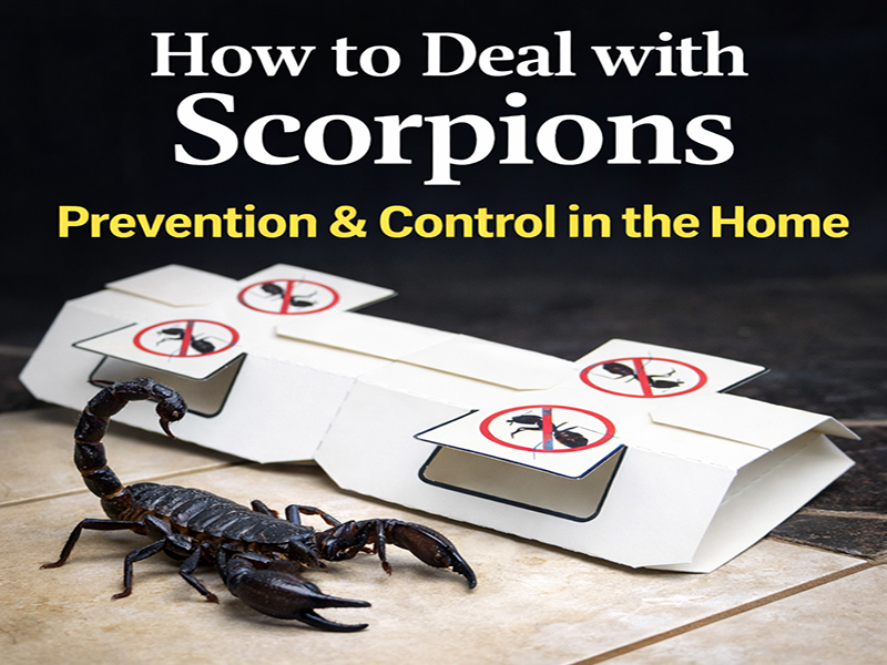 How to Deal with Scorpions: Prevention & Control in the Home