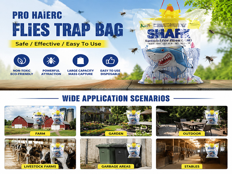Pro Haierc Fly Trap Bag – Safe & Effective Fly Catcher
