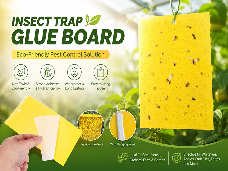 Eco-Friendly Insect Trap Glue Board Helps Growers Improve Pest Control Efficiency