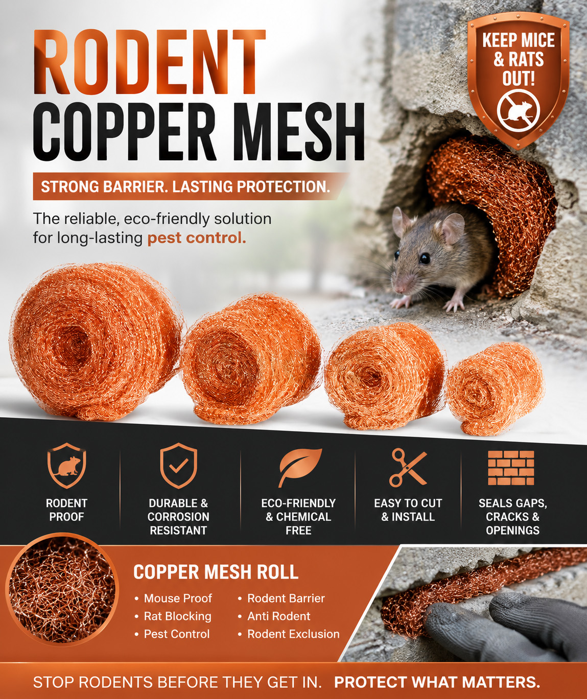 Rodent Copper Mesh: A Reliable and Eco-Friendly Solution for Long-Lasting Pest Protection