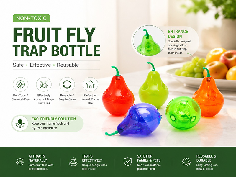 Non-Toxic Fruit Fly Trap Bottle