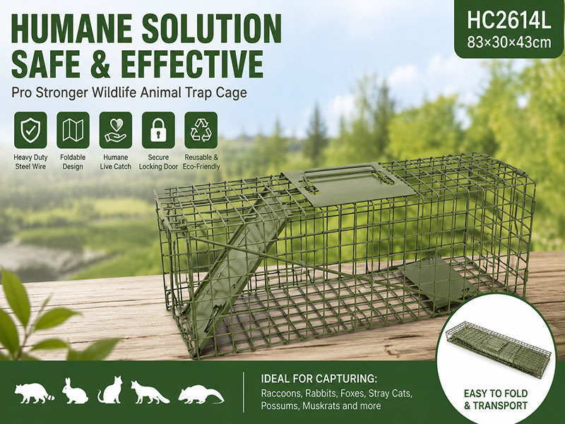 Heavy-Duty Wildlife Trap Cages Offer a Humane Solution for Modern Animal Control