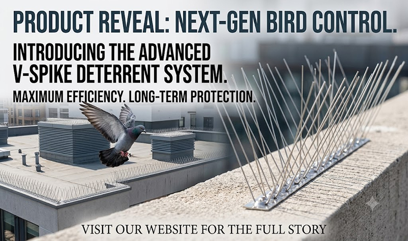 Beat the Summer Bird Rush: New Heavy-Duty Stainless Steel Bird Spikes Launched for Eco-Friendly Building Protection