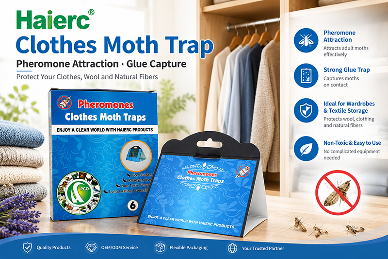 How to Use a Clothes Moth Trap Around Wardrobes and Textile Storage