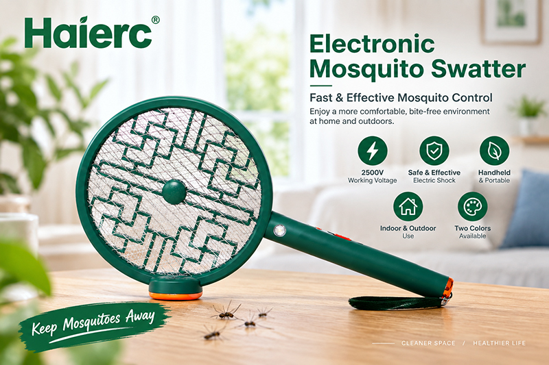 Electric Fly Swatter for Home and Commercial Pest Control Applications