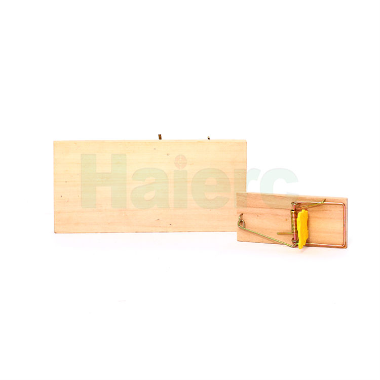 Haierc easy set wooden snap mouse trap rat trap HC2217B