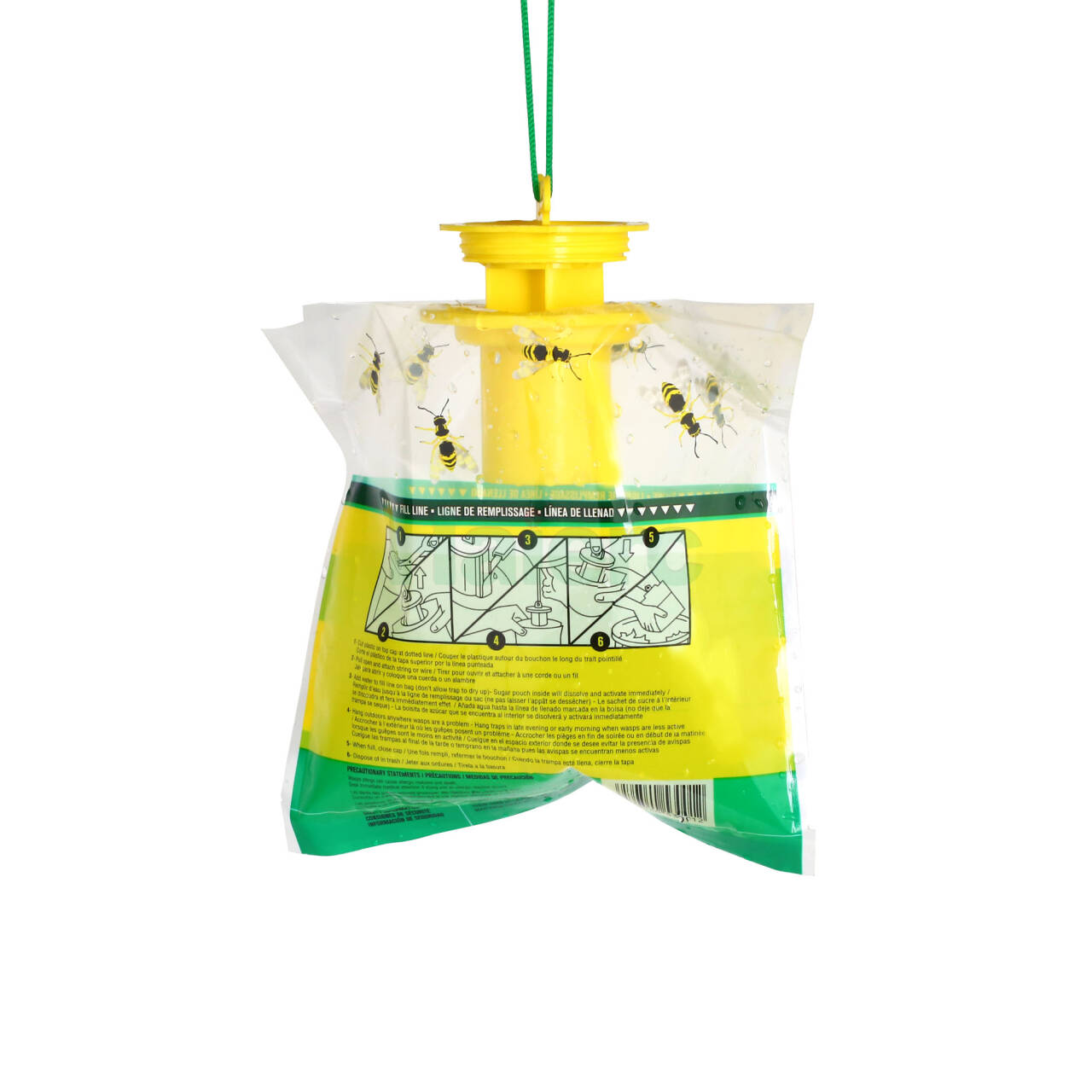 Haierc Plastic Hanging Insect Control Wasp Trap Bag,Yellow Jacket Trap HC4702S