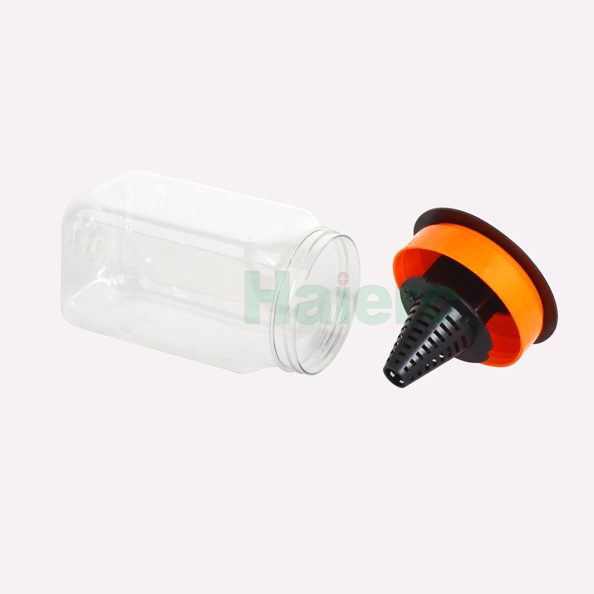 Haierc Wholesale Outdoor Hanging Non-toxic Reusable Plastic Fly Trap Bottle with Bait Fruit Flies Trap Bottle