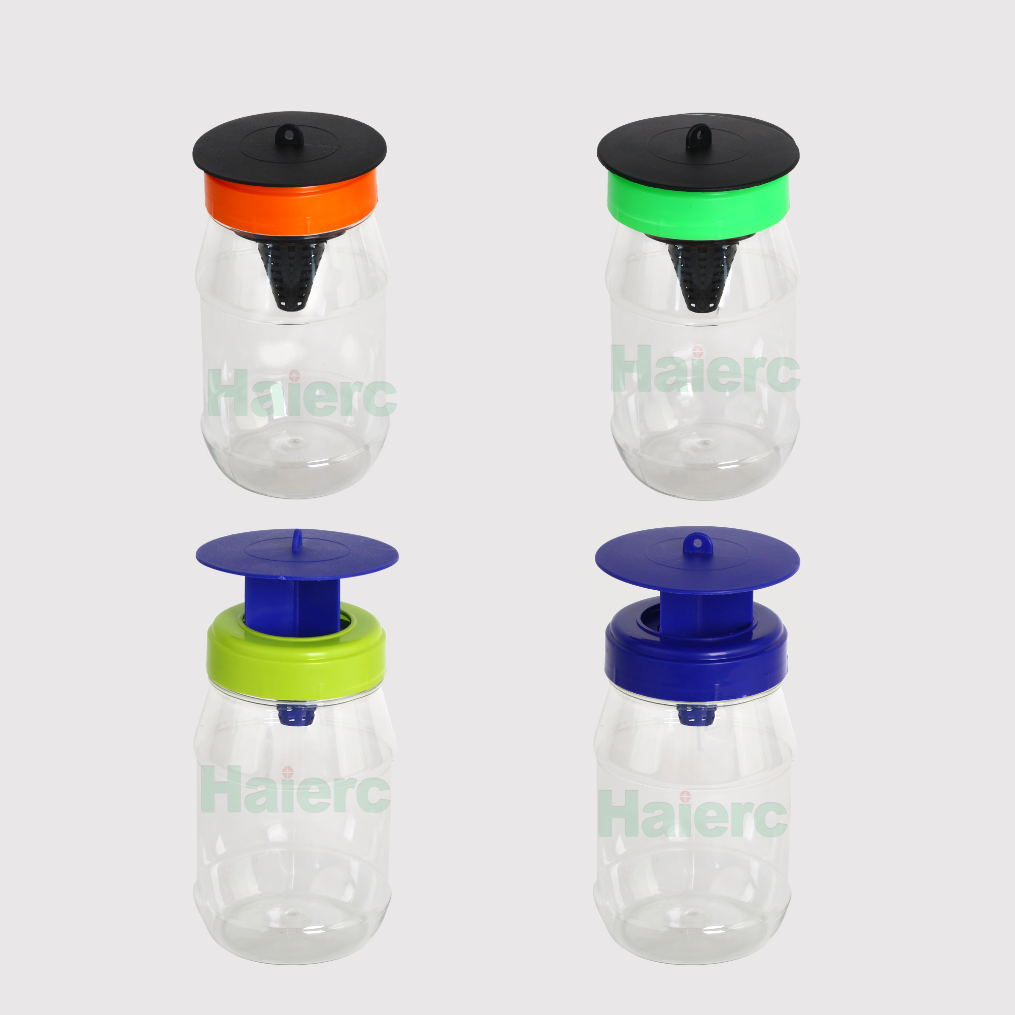 Haierc House Fruit Fly Killer Fly Control Insects Catcher Plastic Fly Trap Bottle With Attractant