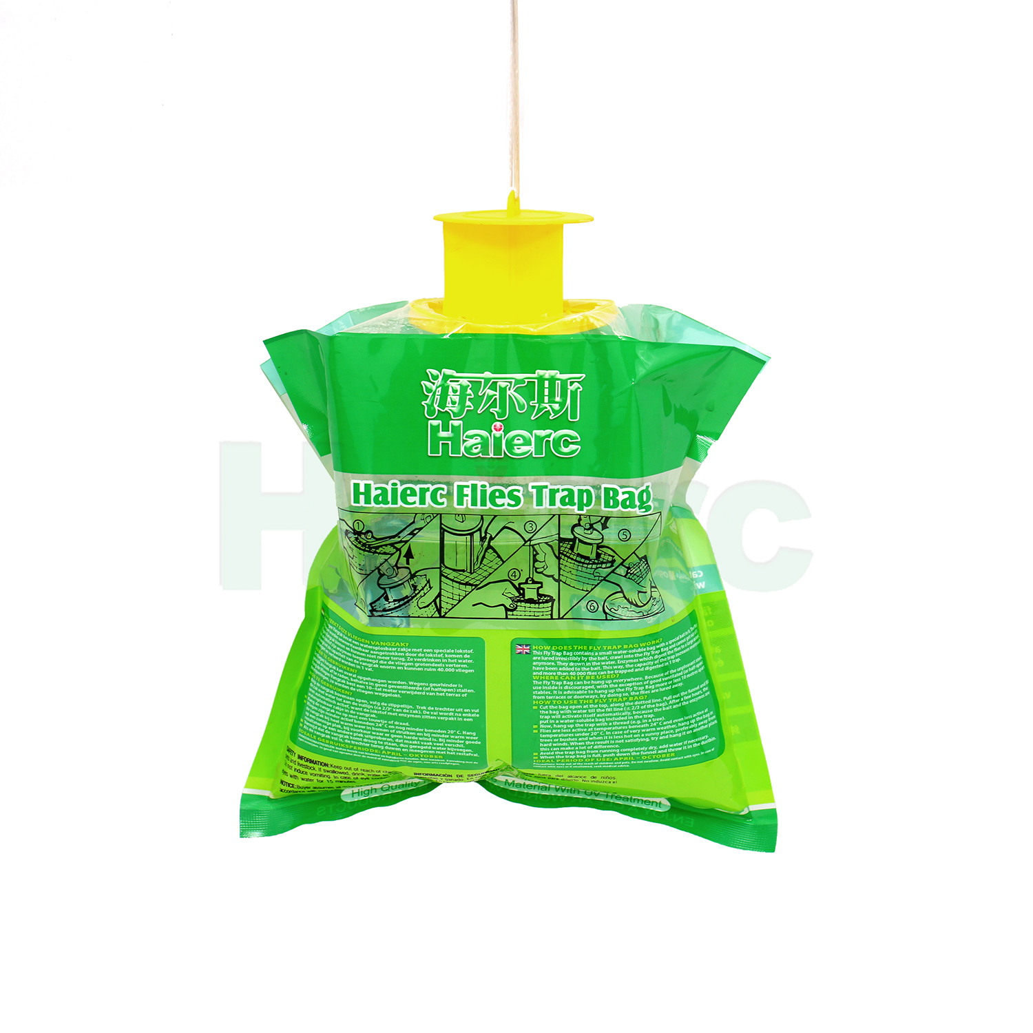 Haierc Fly Trap Bag HC4215S, Fly Pest Control, Flies Killer Bottle