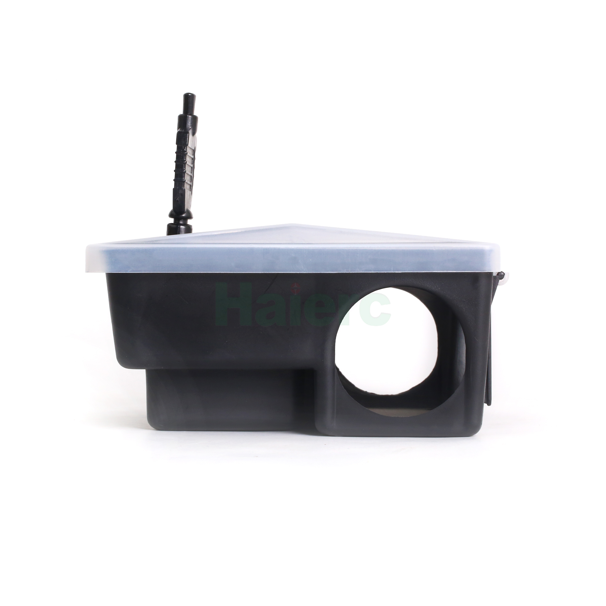 Haierc Outdoor Transparent Lid Heavy Duty Plastic Tamper Resistant Rat Bait Station Box with Key HC2101