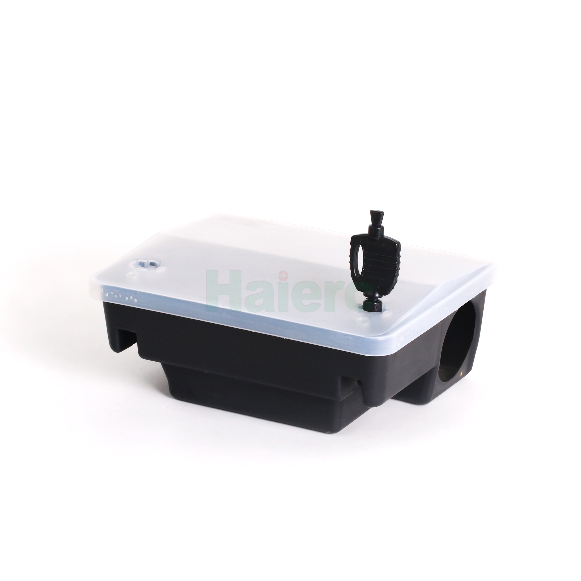 Haierc Outdoor Transparent Lid Heavy Duty Plastic Tamper Resistant Rat Bait Station Box with Key HC2101