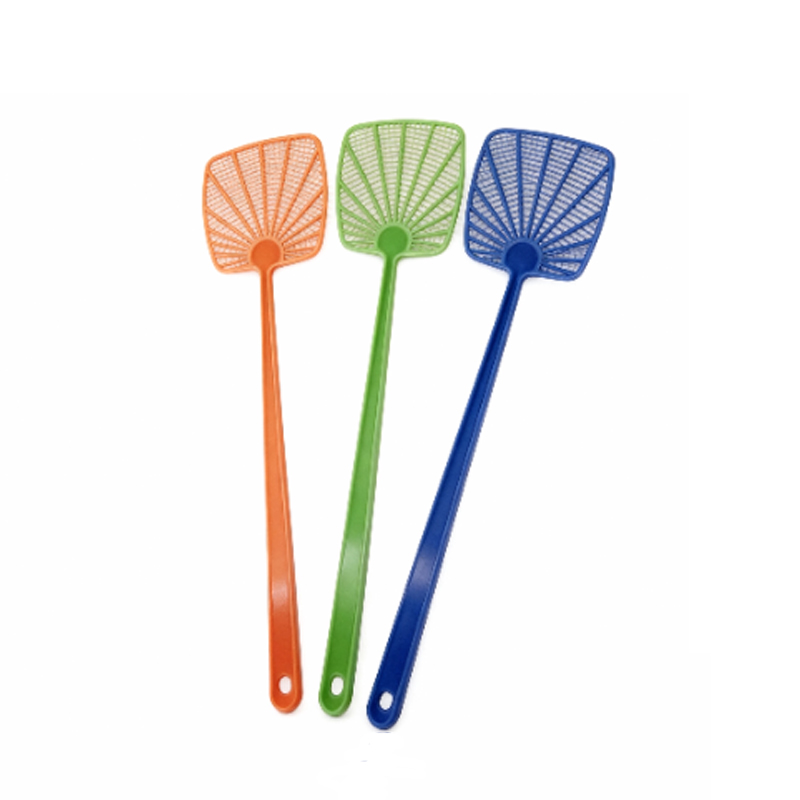 Haierc Personalized Plastic Fly Swatters with Long Handles for Home, Patio & Office Use