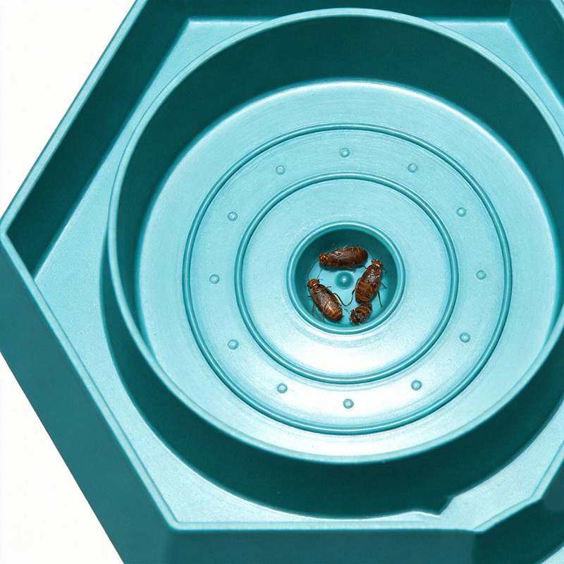 Haierc Flea & Bed Bug Trap, Non-Toxic Insect Monitor, PP Material Pest Control Device, Model HC4605P