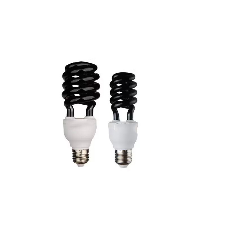 Large UV Energy Saving Light Bulb E27 Spiral CFL Insect Attraction Lamp | 365nm/368nm/395nm Pest Control Replacement Bulb